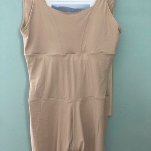 Brand new beige shape wear with cotton opening for bathroom convenience